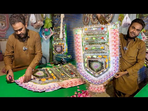 How to Make a Cash Garland for Groom | Wedding Decoration Idea