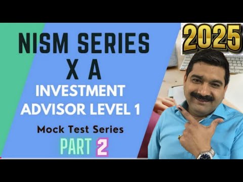 nism investment advisor level 1, nism investment advisor level 1 mock test