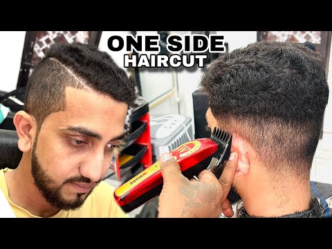 Single One Side Haircuts For Men | Step By Step Tutorial Hindi | Sahil Barber