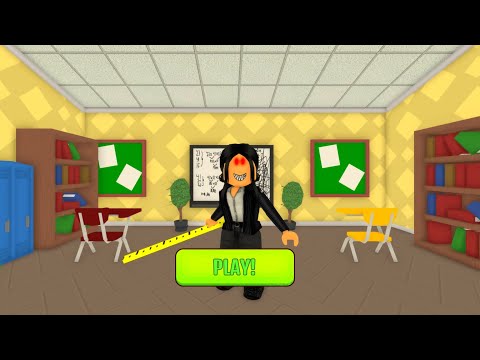 TEAM EVIL TEACHER ESCAPE TEAMWORK OBBY ROBLOX