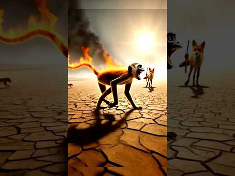 penance of the monkey #ai #monkey #fox #shorts