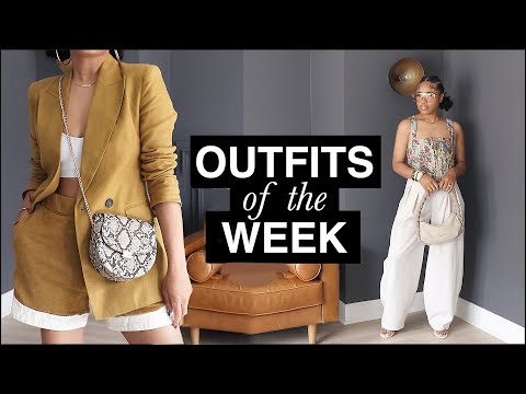 WHAT I WORE THIS WEEK (7 easy + elevated outfits for everyday)