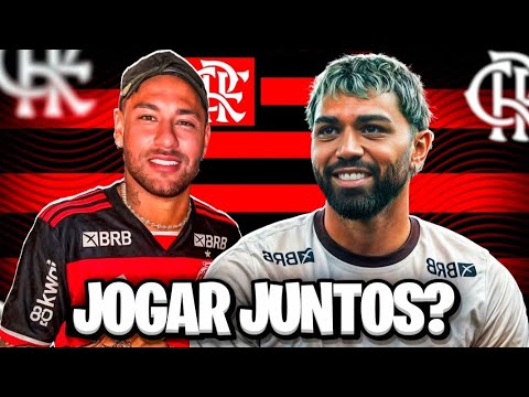 Neymar e Gabigol vão jogar juntos no Flamengo em 2025?