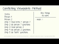 Understanding Conflicting Viewpoints Passages