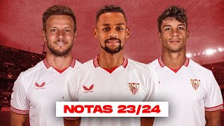 NOTAS SEVILLA FC 23/34 (2/3) CENTROCAMPISTAS