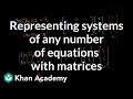 Matrix Vector Equations and Transformations