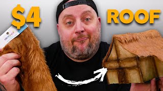 Thatched Roof Hack for Miniature Buildings
