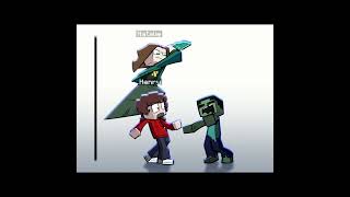 MINECRAFT LINE TRANSFORM #2 - MINECRAFT MOVIE ANIMATION | GH'S ANIMATION