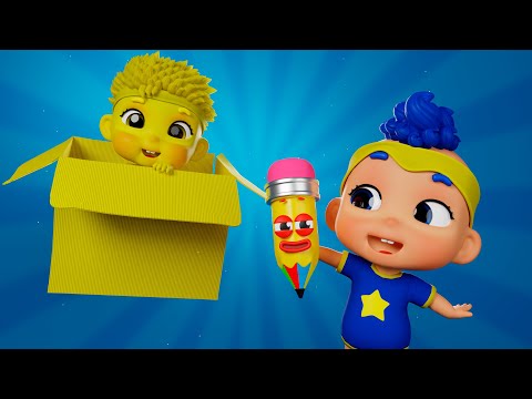 Magic Pencil! Hide and Seek with Baby DB | D Billions Kids Songs
