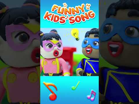 Superheroes Kids vs. Cloudmonster | Nursery Rhymes #shorts #kidssongs #nurseryrhymes