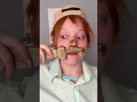 📦 DIY CARDBOARD HYGIENE CRAFT 🧼 FUN CLEAN IDEA For KIDS 😄 #shorts #hygiene