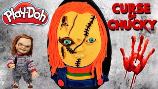 Huevo Sorpresa Gigante de Chucky de Halloween de Plastilina Play doh en Español Cult of Chucky