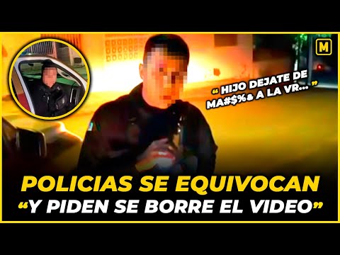 Policías de Tamaulipas la “CAJETEAN” y luego piden que borren los videos