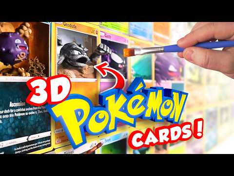 Making Incredible 3D Pokémon Cards!