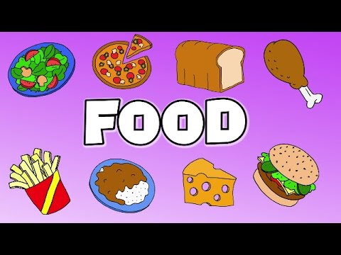 Learn Food Vocabulary | Talking Flashcards - YouTube
