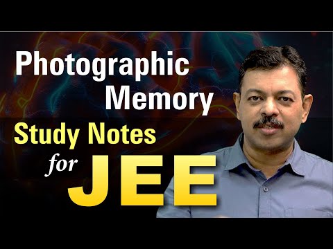 Photographic Memory Study Notes for JEE