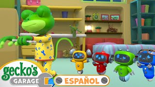 Gecko es sonámbulo 😮🐸 Garaje de Gecko | Carros para niños | Videos educativos