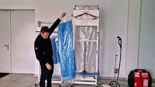 Garment Bagging Machine | Pakowarka do odzieży | Mașină de ambalat haine — ALUX WA-21p