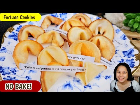 NO BAKE Fortune Cookie for Chinese New year!