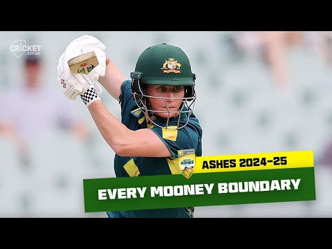 Every boundary: Mooney's record runs spree | Australia v England 2024-25