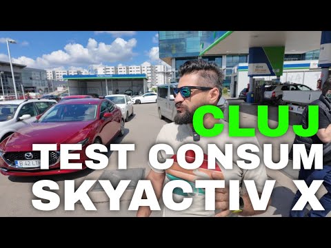Test consum real Mazda 3 Skyactiv X Bucuresti Cluj