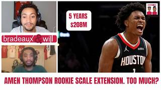 Why Amen Thompson is NOT being Overpaid by the Houston Rockets in his New Contract Extension.