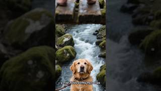 Dog Refuses to Cross the Bridge Alone… Until This Happens