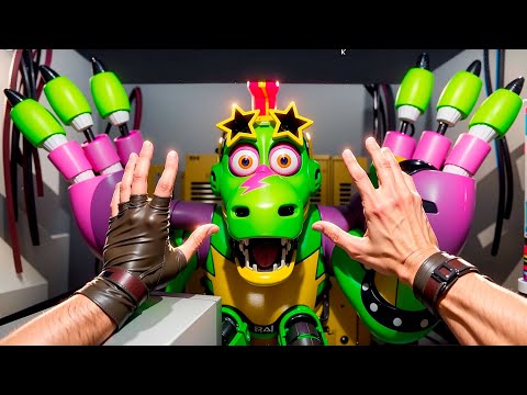 VR АНИМАТРОНИКИ ПУГАЮТ ОХРАННИКА В БОНЕЛАБ FNAF COOP MOD BONELAB МОНТИ ЗАЩИЩАЕТ МЕНЯ