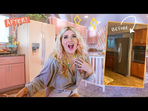DIY *Budget* Kitchen Makeover REVEAL (Our Island Fixer-Upper)