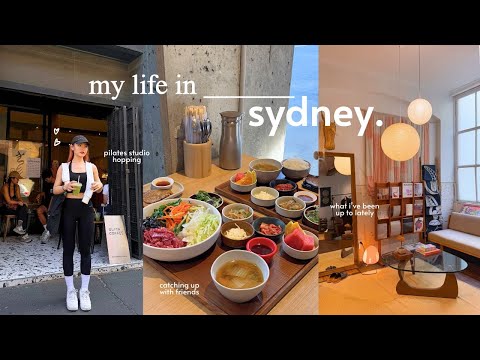 a month in sydney ☀️ head spa, pilates, rooftop brunch, house tour 🏠 strawberry matcha, life updates