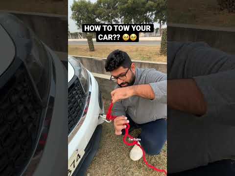 HOW TO TOW YOUR CAR?? 🥺 #shorts #carmaintenance #carcare #tow #towtruck #roadsafety