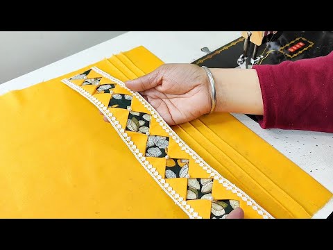 Palazzo Pant का बेहद Stylish डिज़ाइन बनाएं Pintucks और Printed Fabric के साथ | Reet Designs