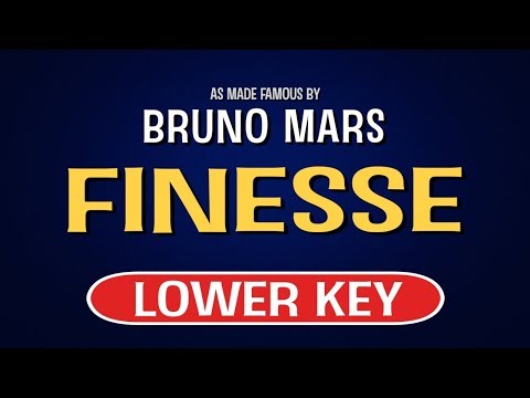 Finesse (Karaoke Lower Key) – Bruno Mars