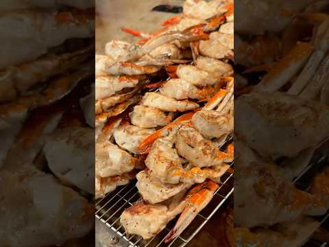 꽃게 철판구이 달인 - crab teppanyaki master / korean street food