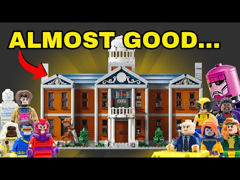 The LEGO X-Men X-Mansion is FAR from perfect...