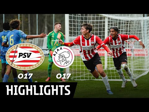 HIGHLIGHTS | Liam Slaats schiet PSV O17 voorbij Ajax O17 🔥