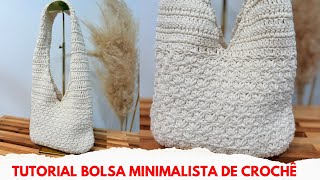 Passo a Passo Bolsa de Croche Linda estilo Minimalista- Bolsa Estela Suellen Pontes