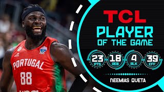 Neemias Queta (23 PTS) | TCL Player Of The Game | CZE 🇨🇿 vs POR 🇵🇹 | FIBA EuroBasket 2025
