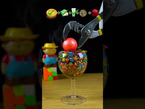 red hot balls vs soap + sponge + himaliya face wash + chocolate beens what will happend next ? #asmr