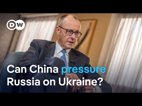 YouTube video thumbnail: DW Interview With German Chancellor Friedrich Merz