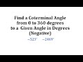 Understanding Coterminal Angles