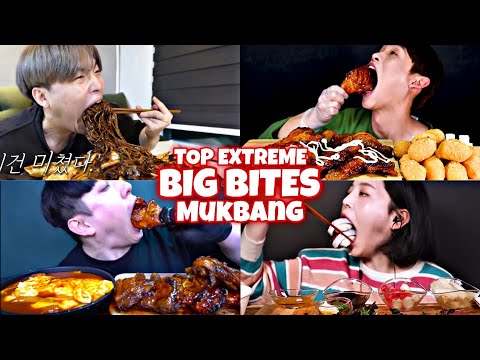 MUKBANGERS TOP BIGGEST BITES OF ALL TIME 😱🙀🤯