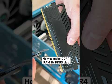 DDR4 ram fits in DDR5 slot!