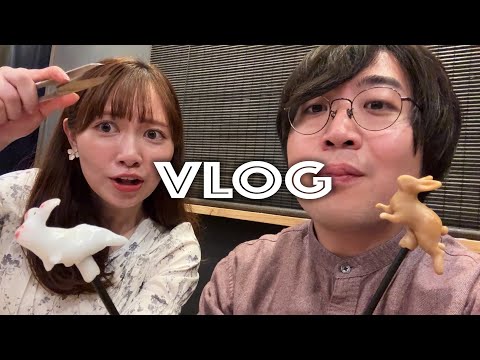 妄想では付き合ってる彼女と飴細工体験🍭デート【VLOG】