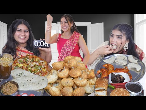 Guess The Dance and Songs Food Challenge | Golgappa, Momos, Pizza, Burger, Chole Kulche, Vada Pav