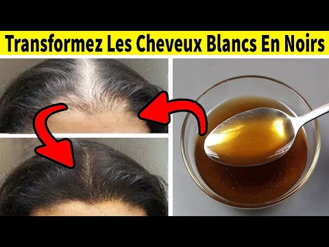 Avec Ce Mélange, Transformez Les Cheveux Blancs En Noirs Rapidement - Seulement 2 Ingrédients