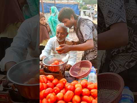 चाचा टमाटर 100 रूपया किलो ruko jara sabar Karo #trending #funny #youtubeshorts #pankaj_official