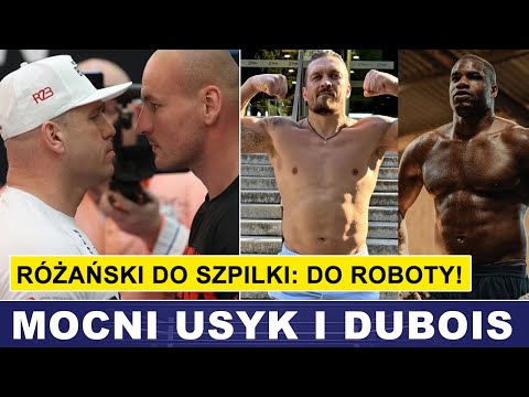 RÓŻAŃSKI ODPOWIADA SZPILCE, ZA ILE USYK Z DUBOIS, JAKE PAUL - TANK DAVIS?