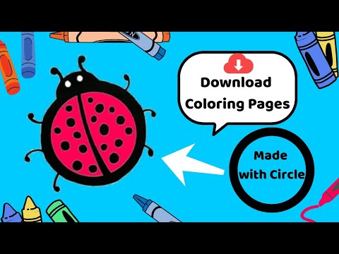 How to Draw a Cute Ladybug with Circle | Easy Drawing for Kids 🐞