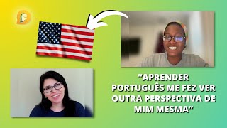 AMERICANA IMPRESSIONA COM FLUÊNCIA EM PORTUGUÊS